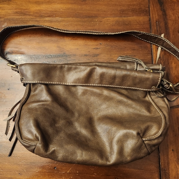 Sundance olive fringe purse - Picture 2 of 8